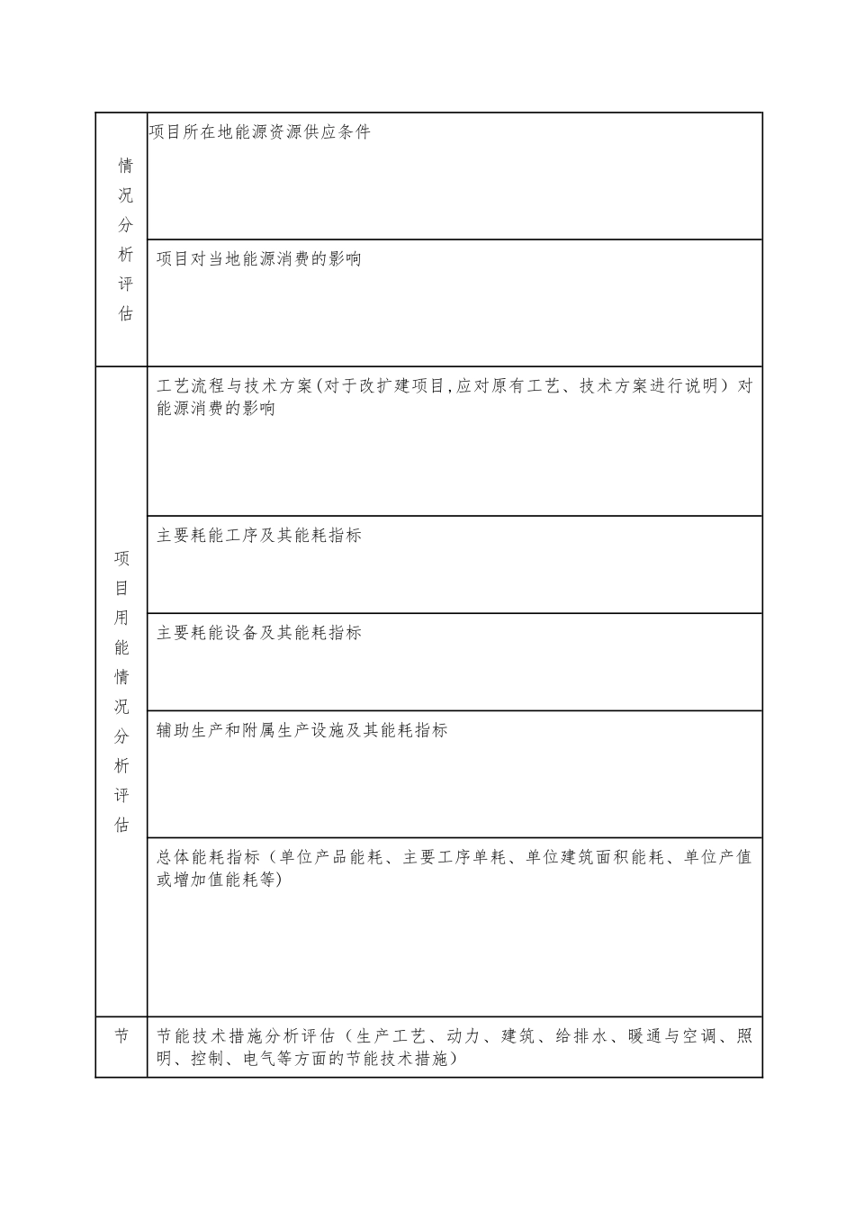 上海市固定资产投资项目节能评估报告表_第3页