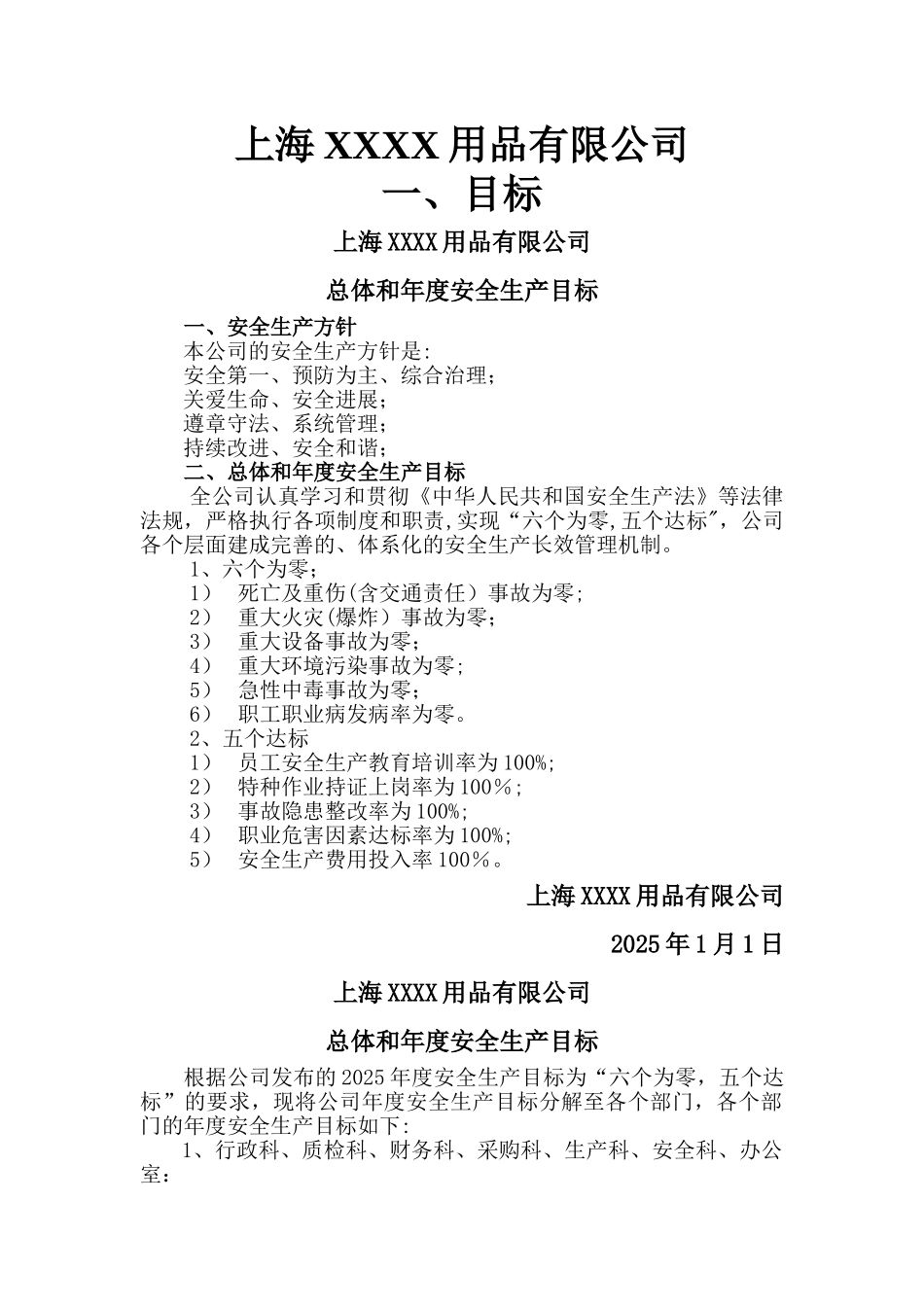 上海市小企业安全生产标准化十三本台帐范本_第1页