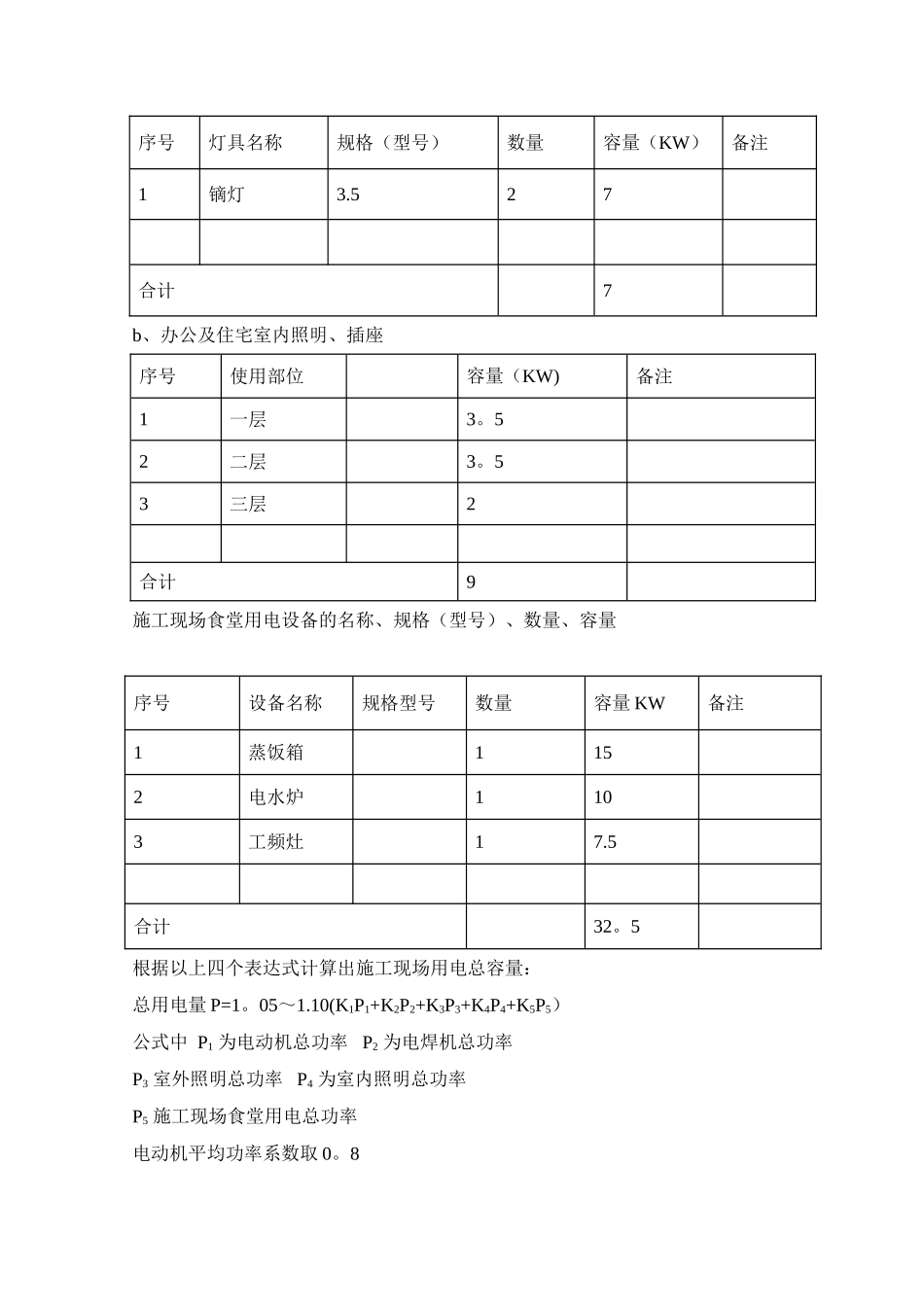 上海某学生公寓工程临时用电施工方案_第3页