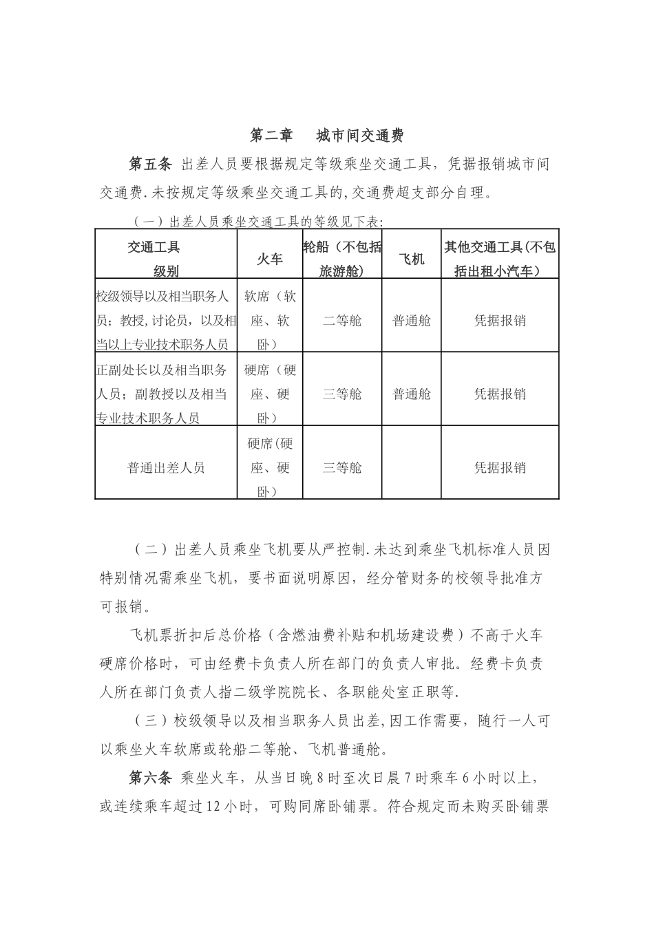 上海海事大学差旅费管理办法_第2页