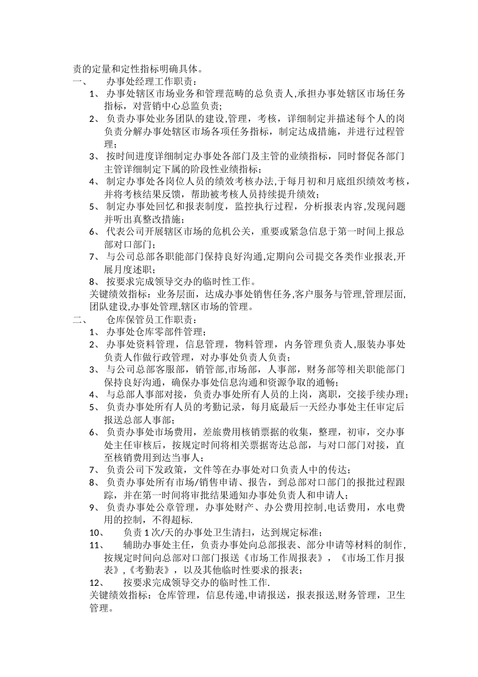 上海淳瑞分公司办事处运营管理标准化方案_第3页