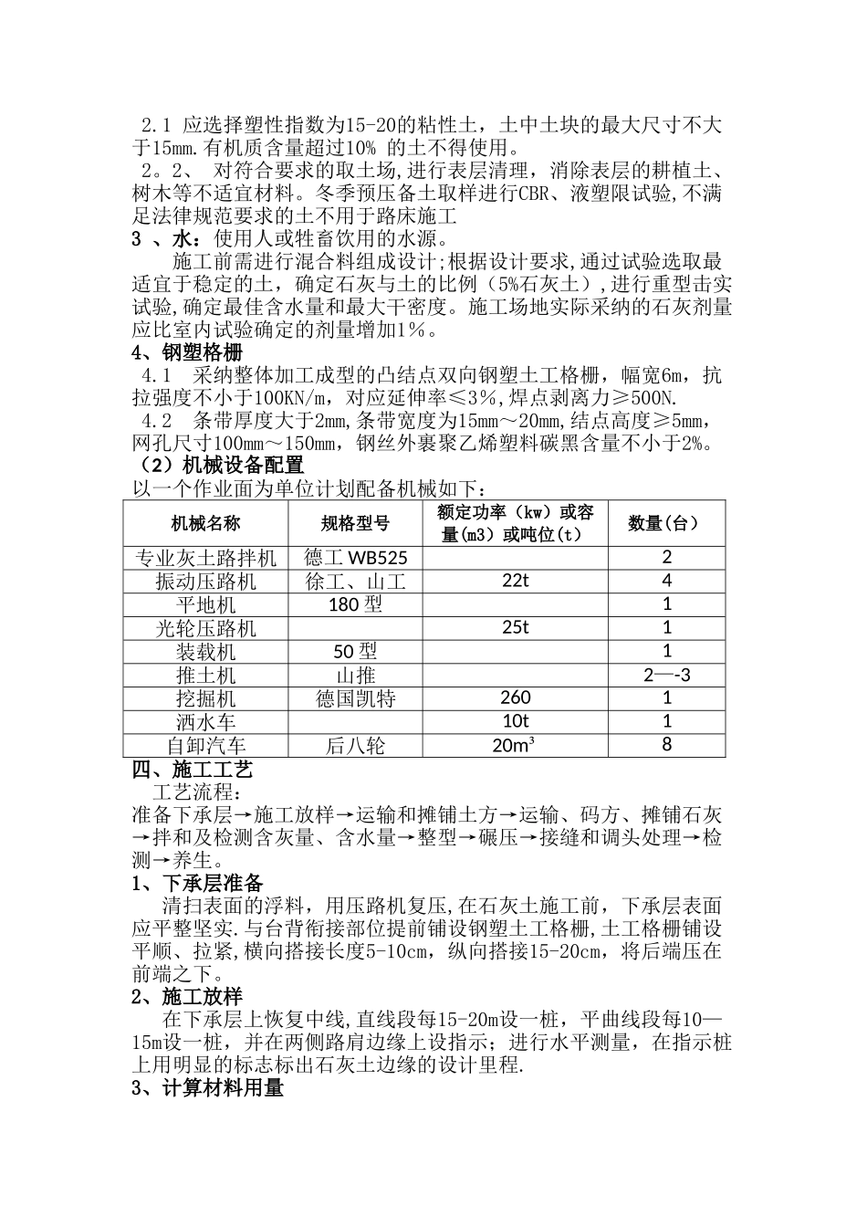 上路床灰土标准化施工方案_第2页