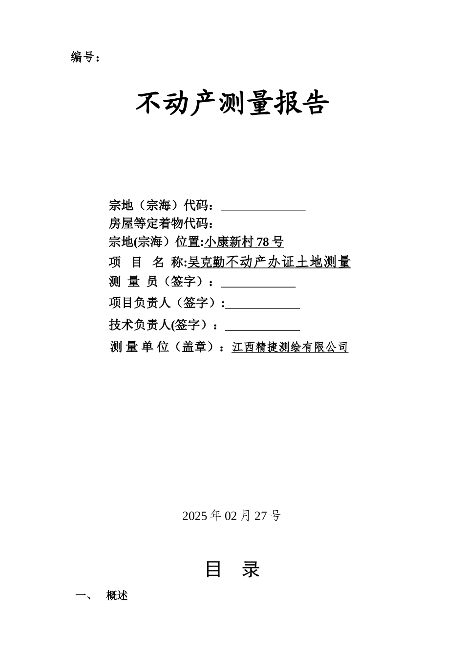 不动产测绘报告_第1页