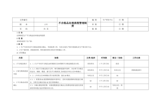 不合格品处理流程13923