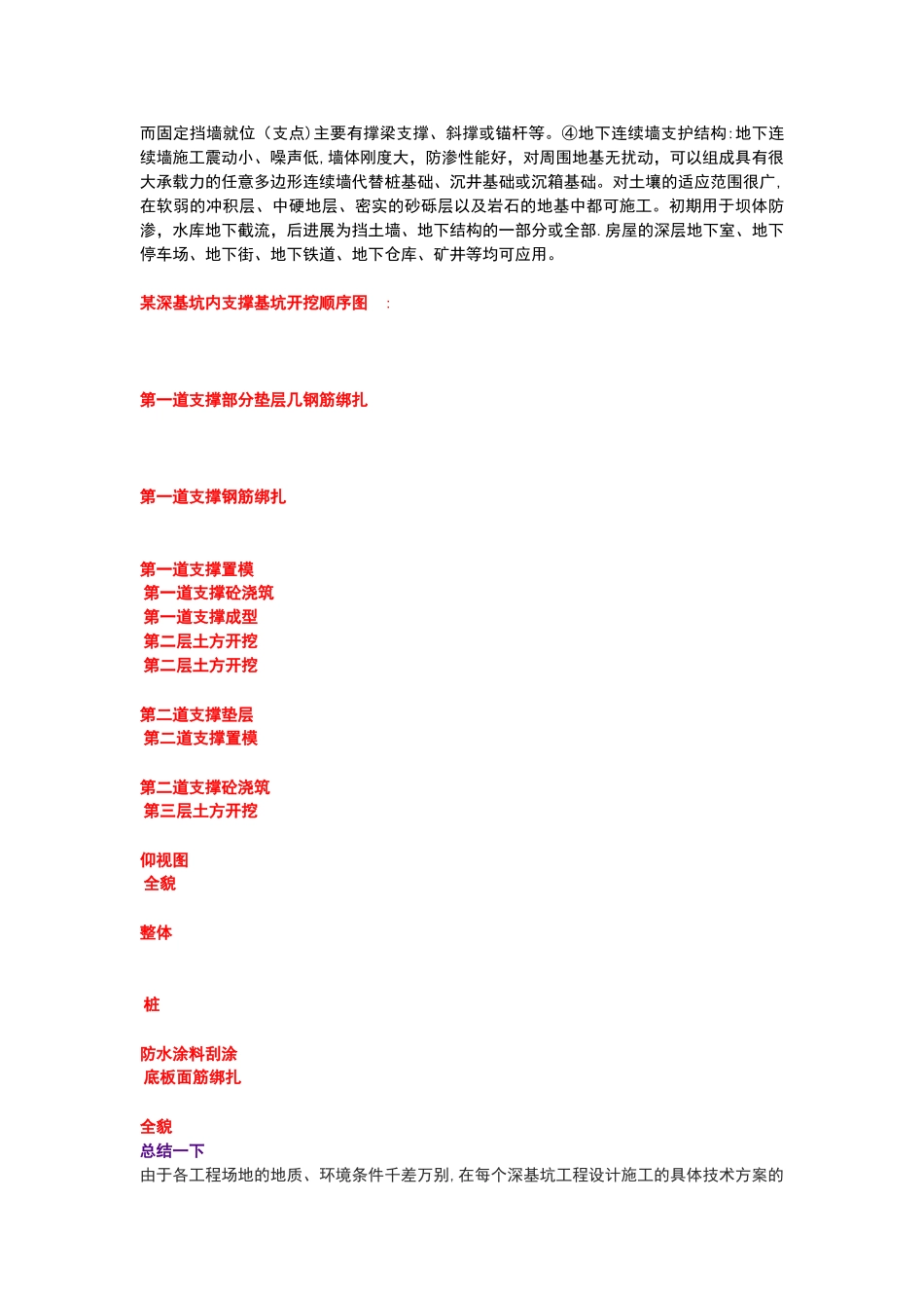 不看后悔-深基坑内支撑施工流程_第2页