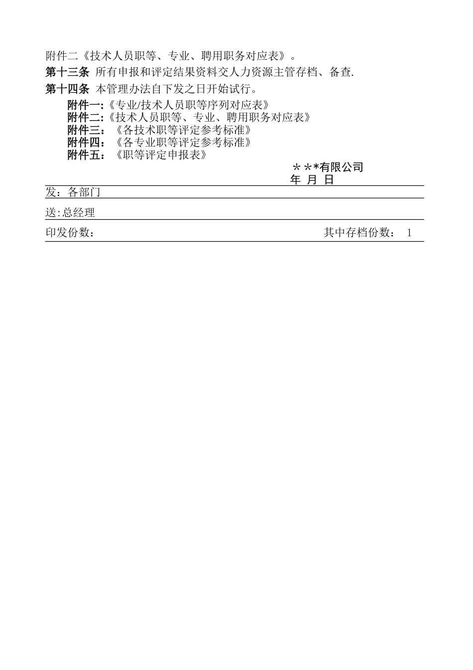 专业及技术人员职等评定及聘用管理办法_第3页
