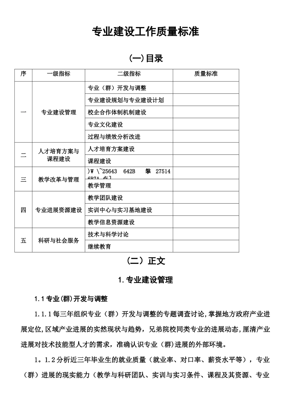 专业建设质量标准.doc_第1页