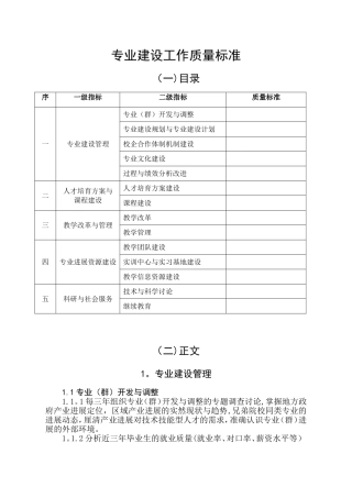 专业建设质量标准.doc