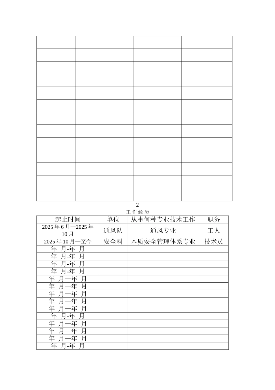 专业技术职务任职资格评审表1_第2页