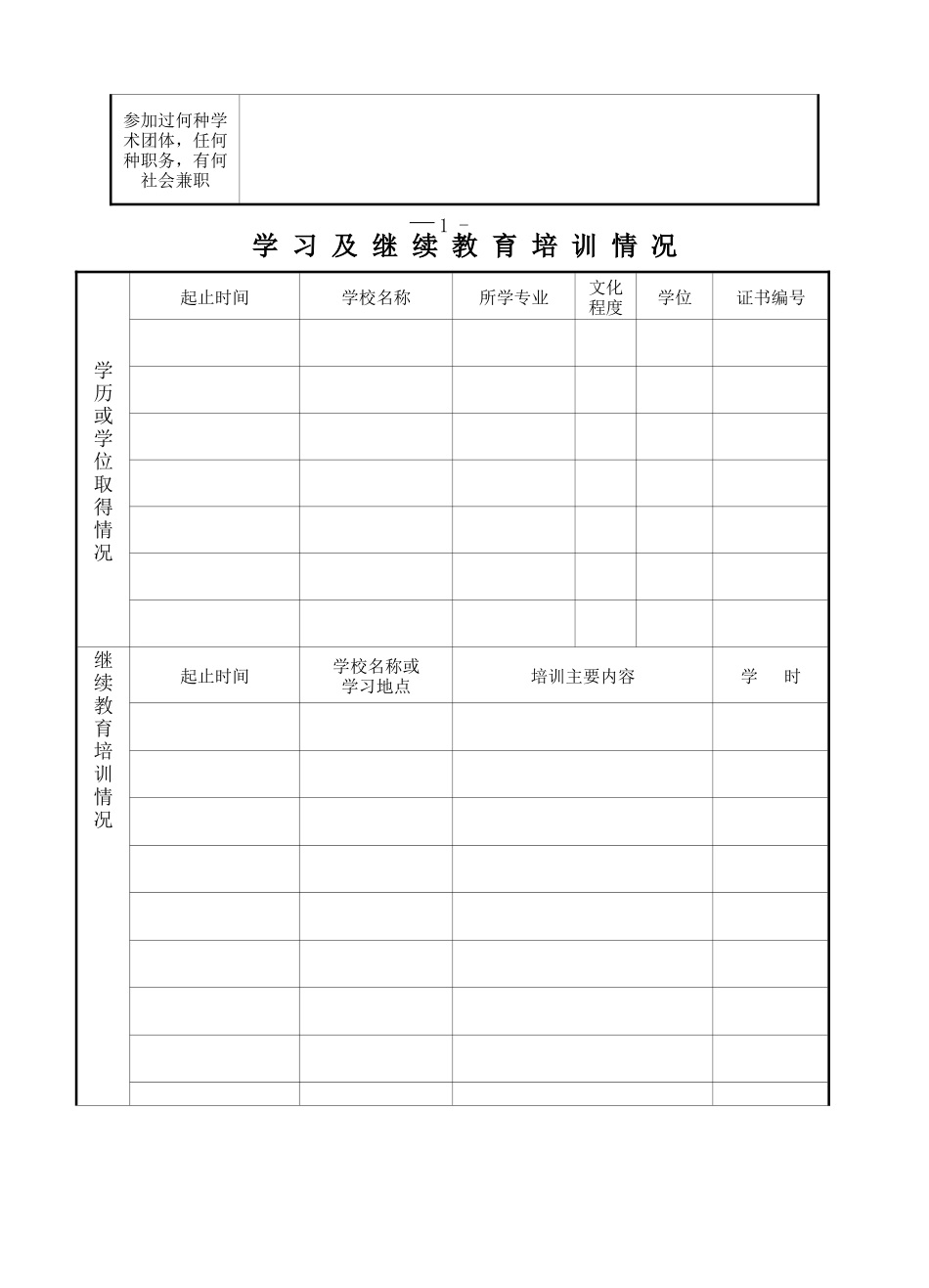 专业技术职务任职资格评审表10082_第3页