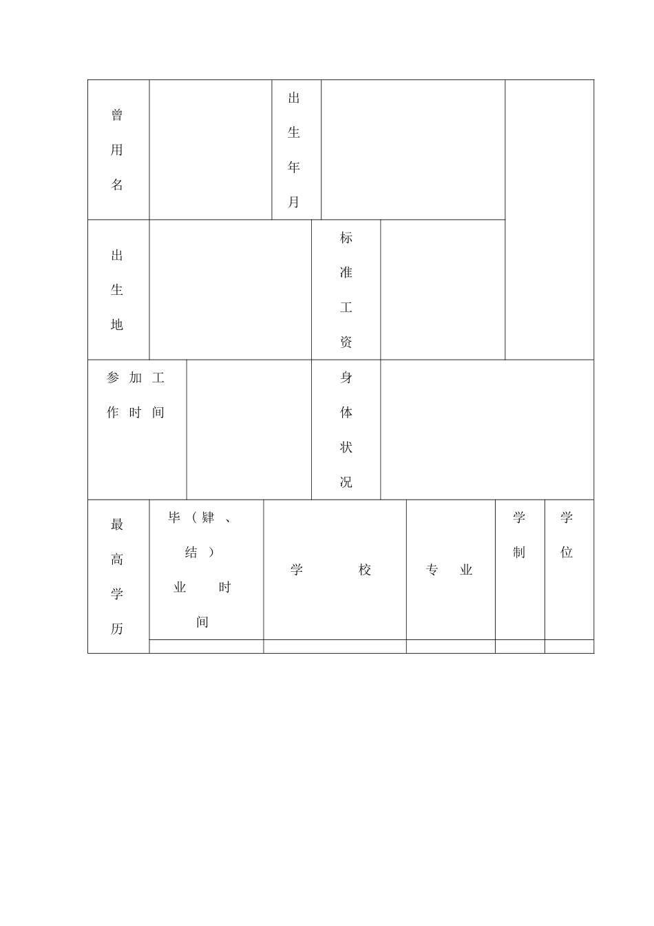 专业技术资格评审表及样表_第3页