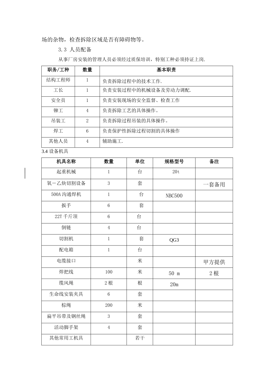 专业钢结构拆除方案_第2页
