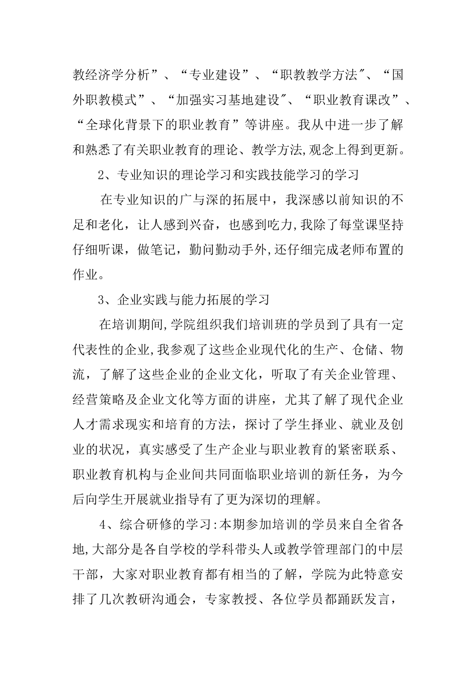 专业骨干教师培训总结_第3页