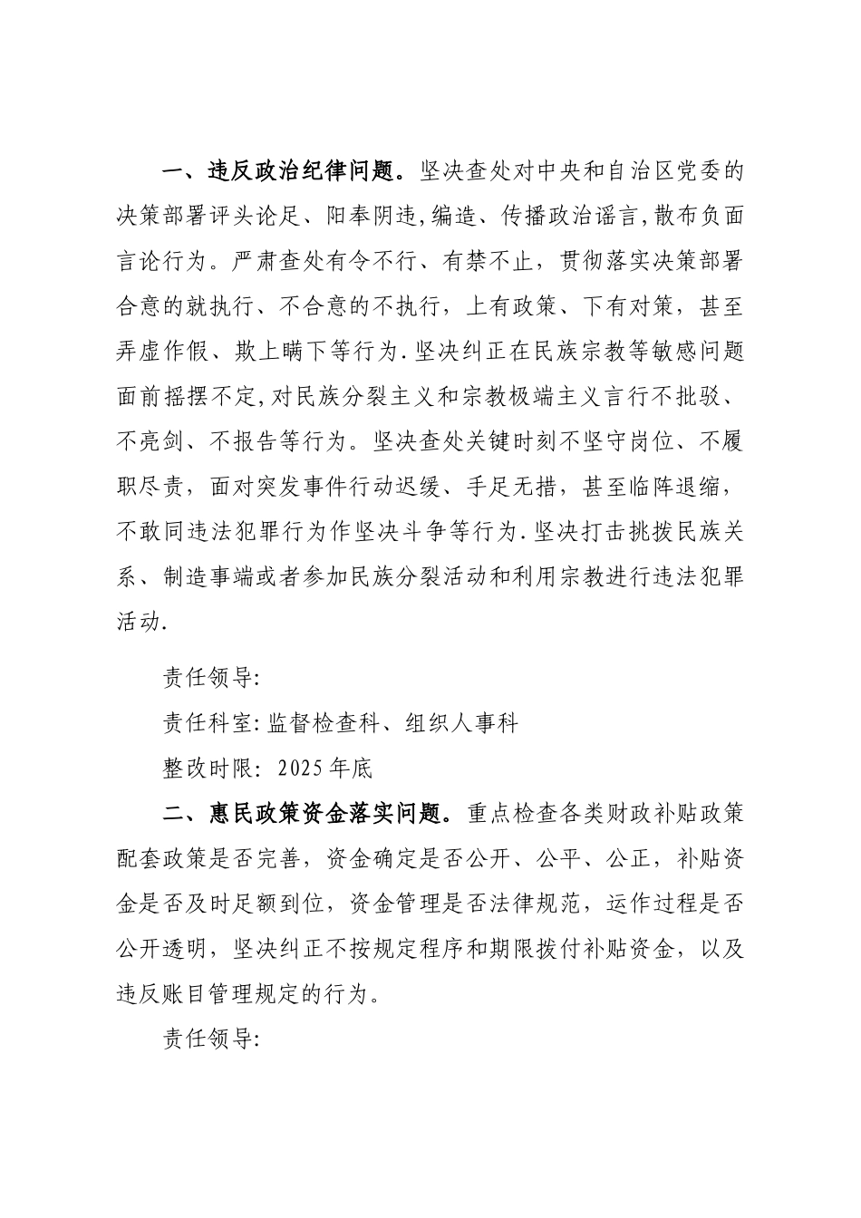 专项整治工作方案92392_第2页