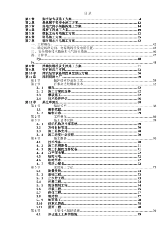 专项施工方案大全