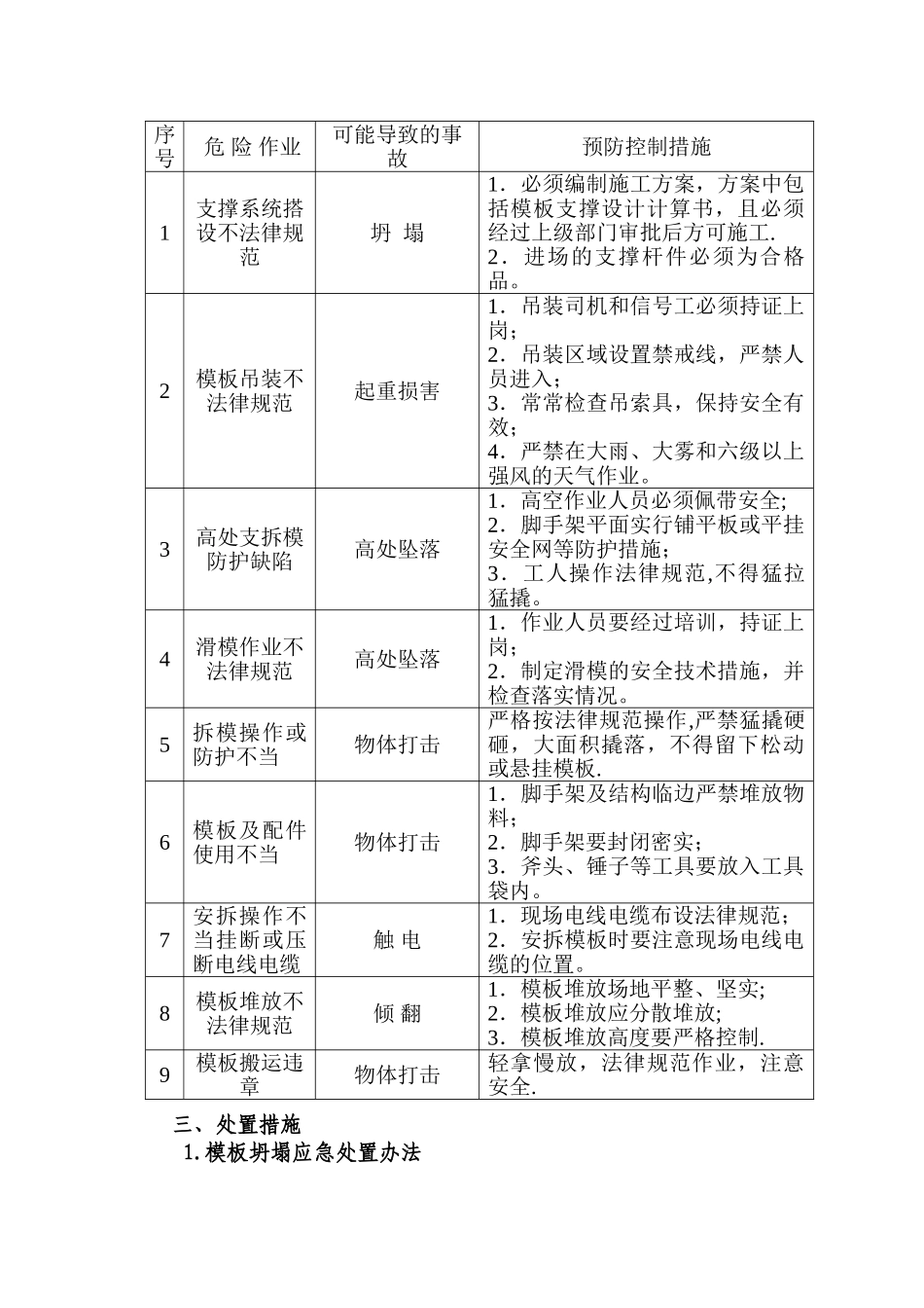 专项施工方案管理办法、工艺工法管理制度_第3页