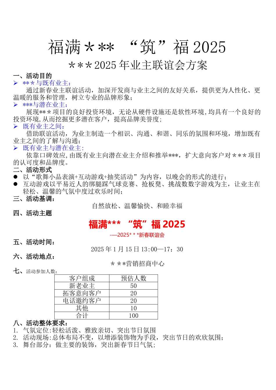 业主联谊会方案_第1页