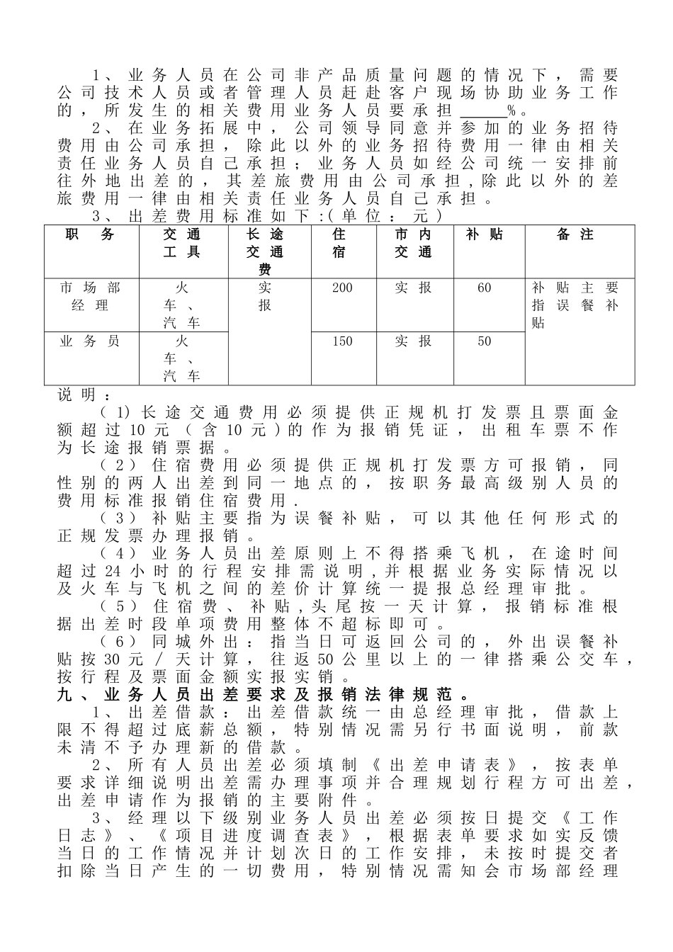 业务人员管理考核办法_第3页