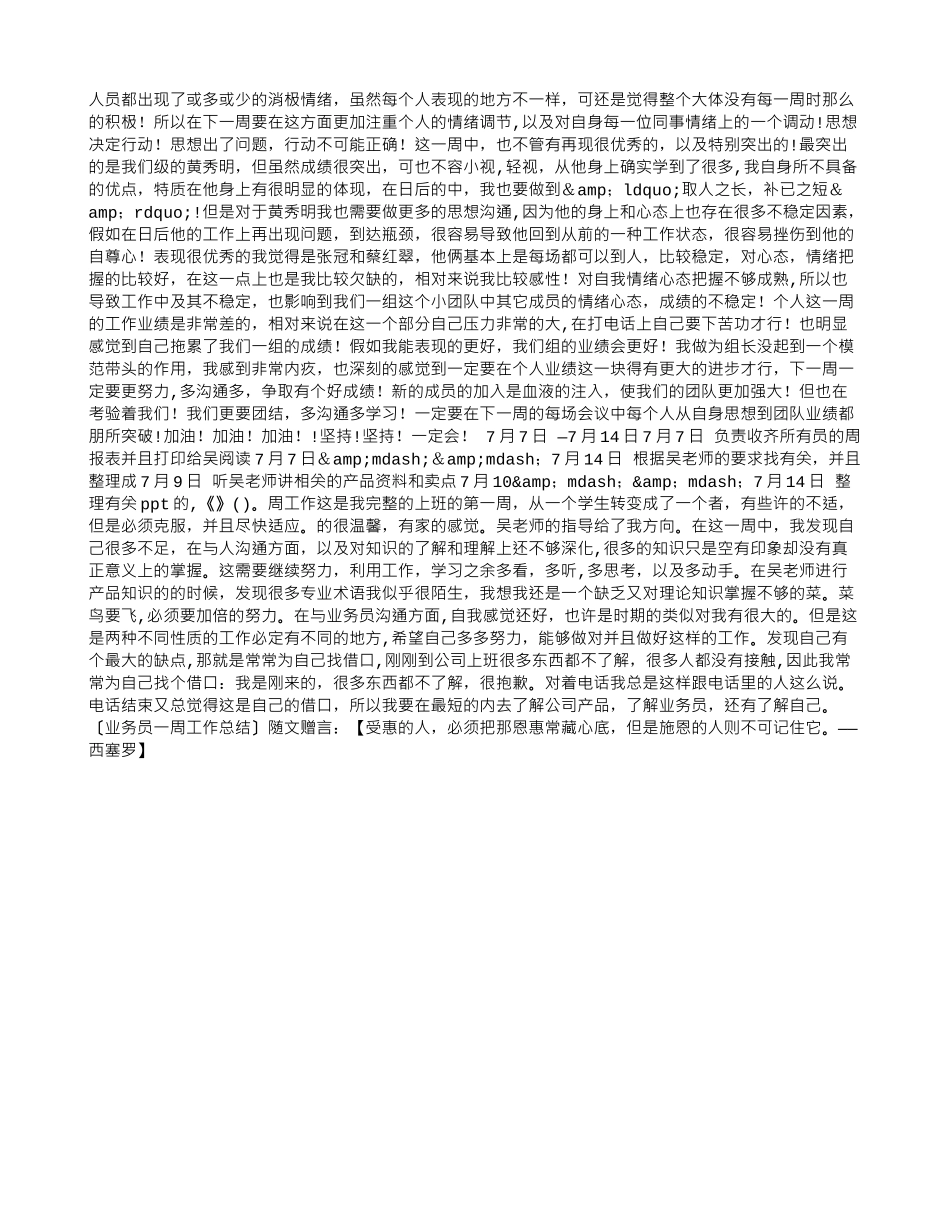 业务员一周工作总结_第3页