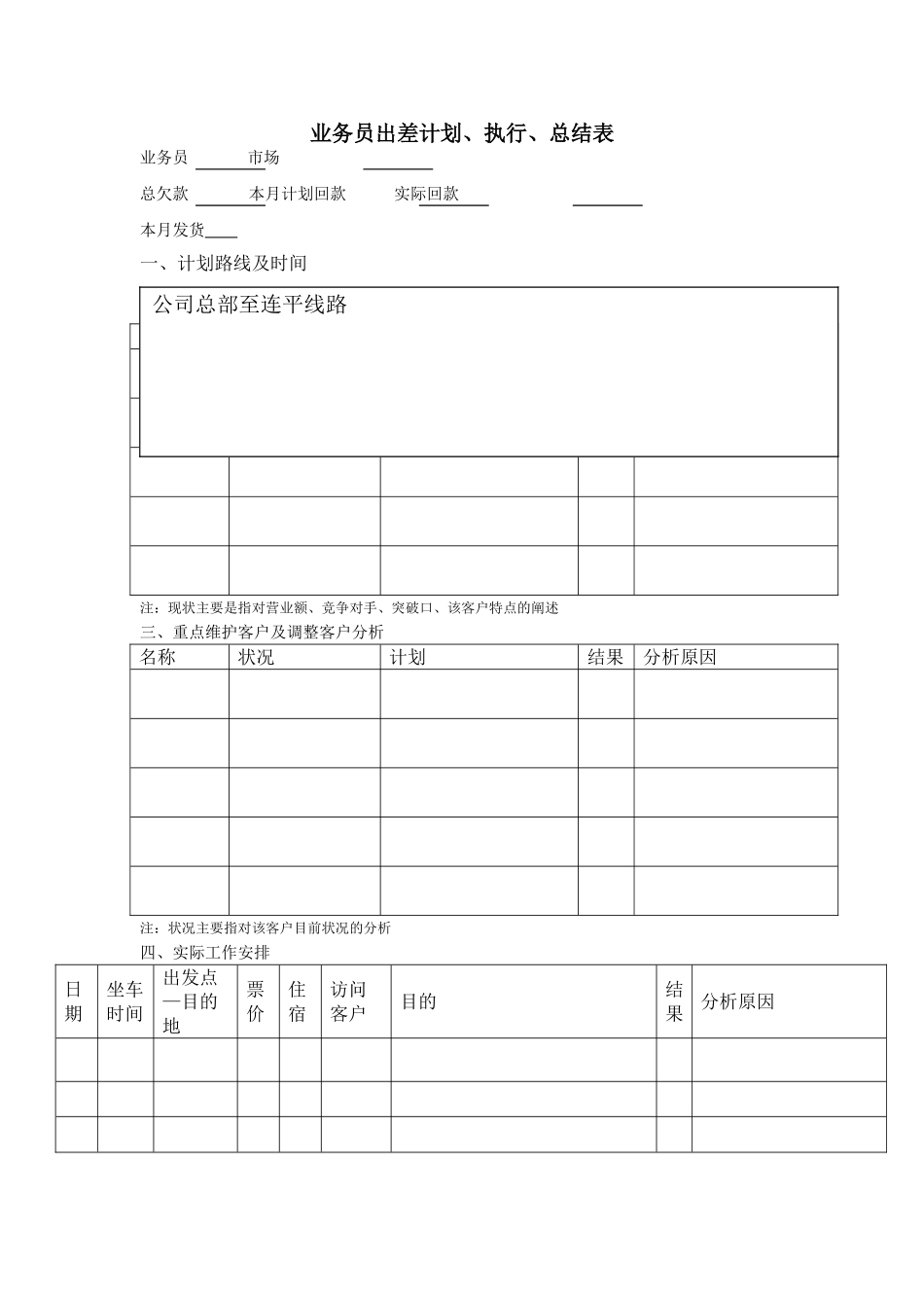 业务员出差计划表_第1页