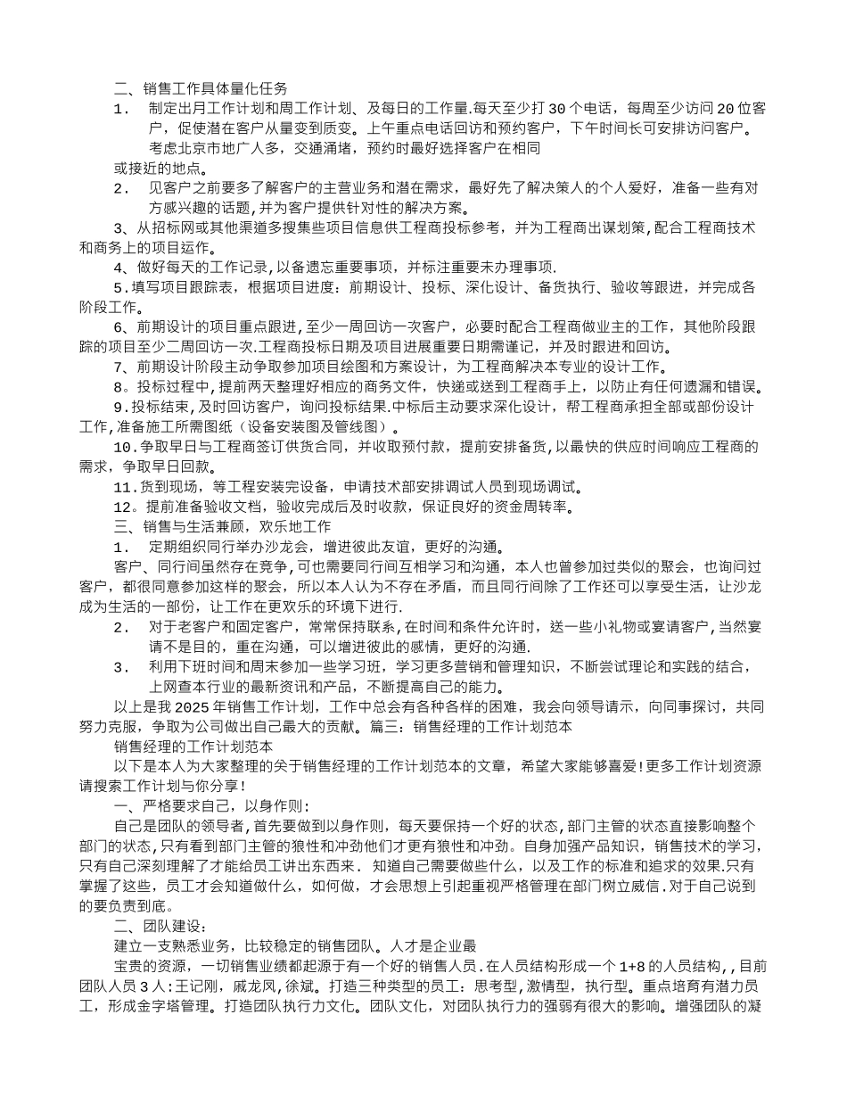 业务员工作计划范文_第2页