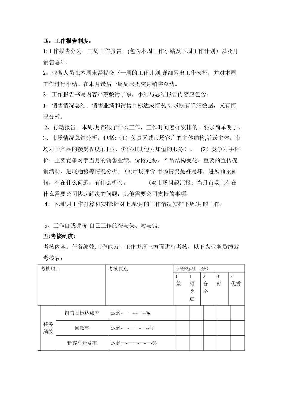 业务部规章管理制度_第3页