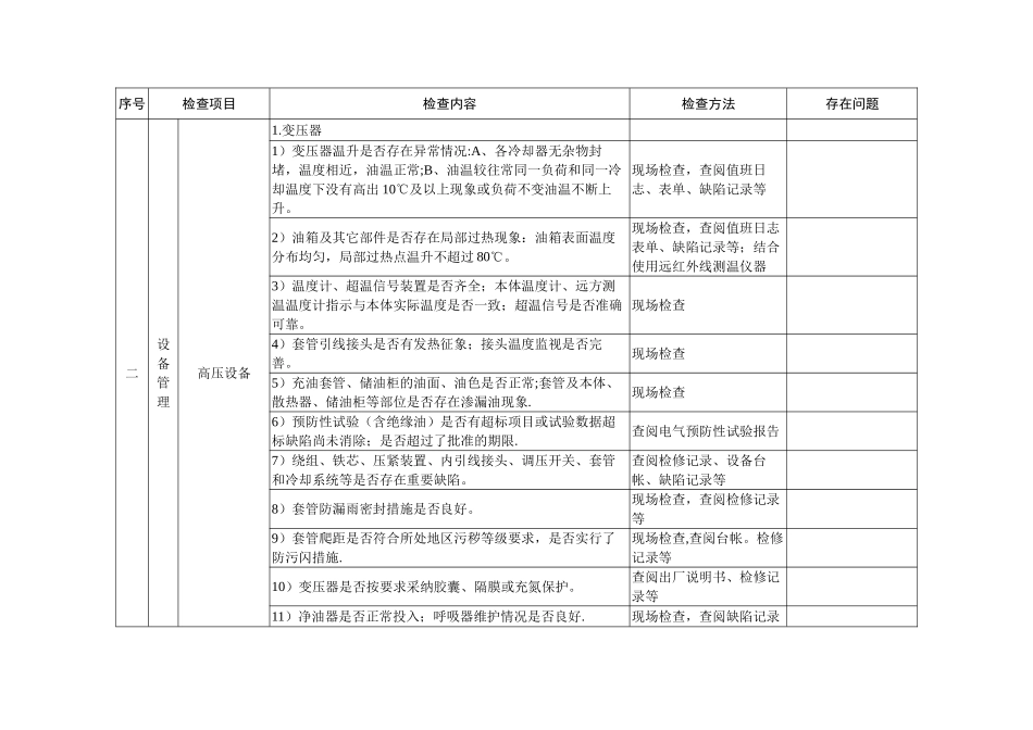 业防范触电伤害安全专项整治检查表_第2页