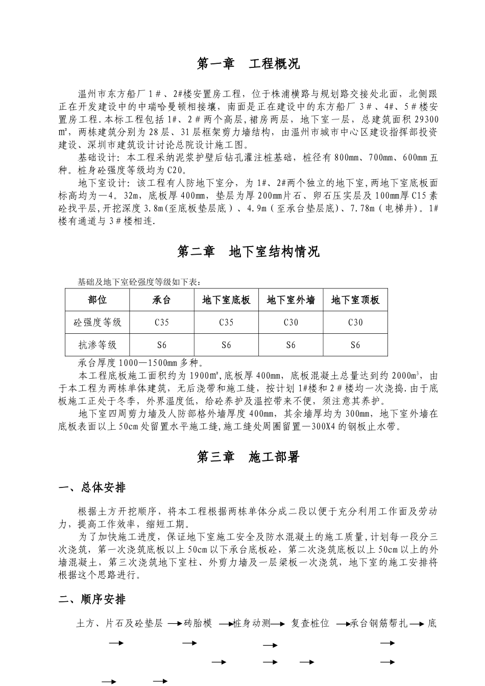 东方船厂基础及地下室施工方案_第3页