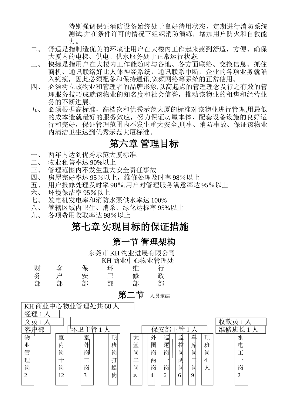 东莞市君豪商业中心物业管理方案_第3页