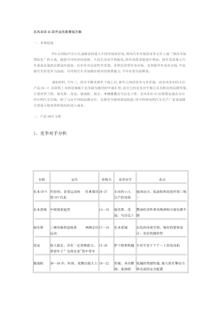东风本田4S店开业庆典策划方案