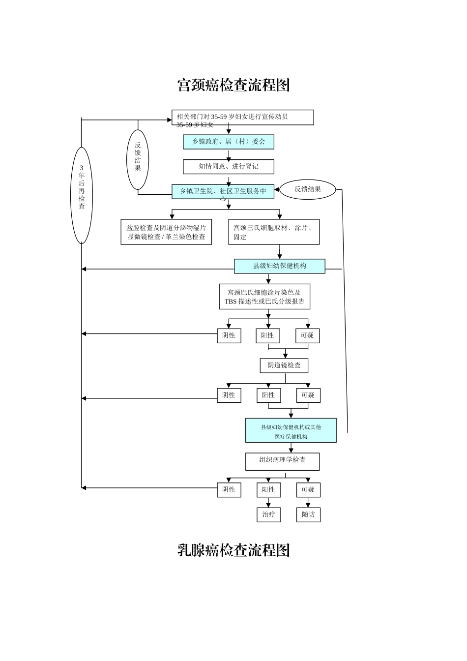 两癌筛查流程图_第1页