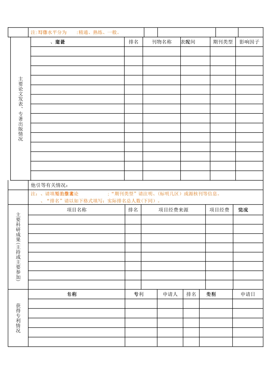个人信息登记表_第2页