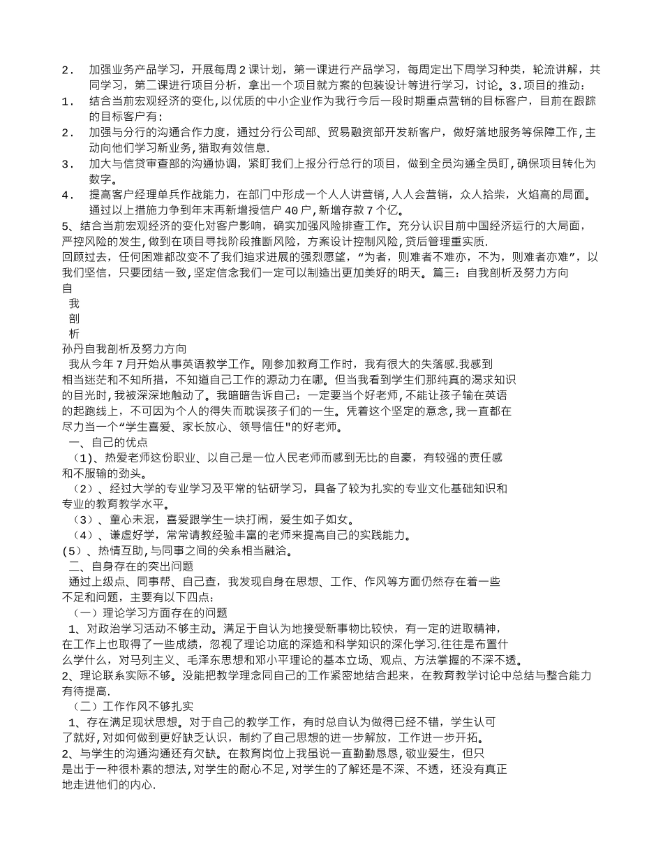 个人总结努力方向_第2页