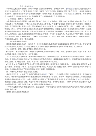 个人支教工作总结