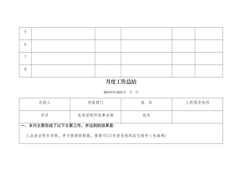 个人月度工作计划表_第2页