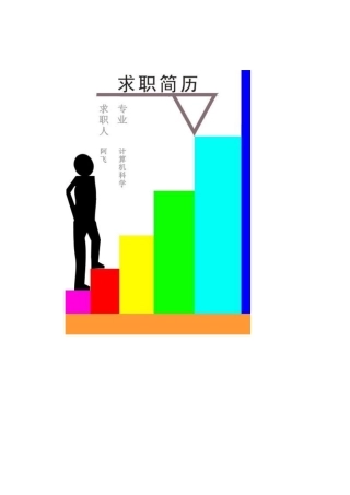 个人简历封面模板