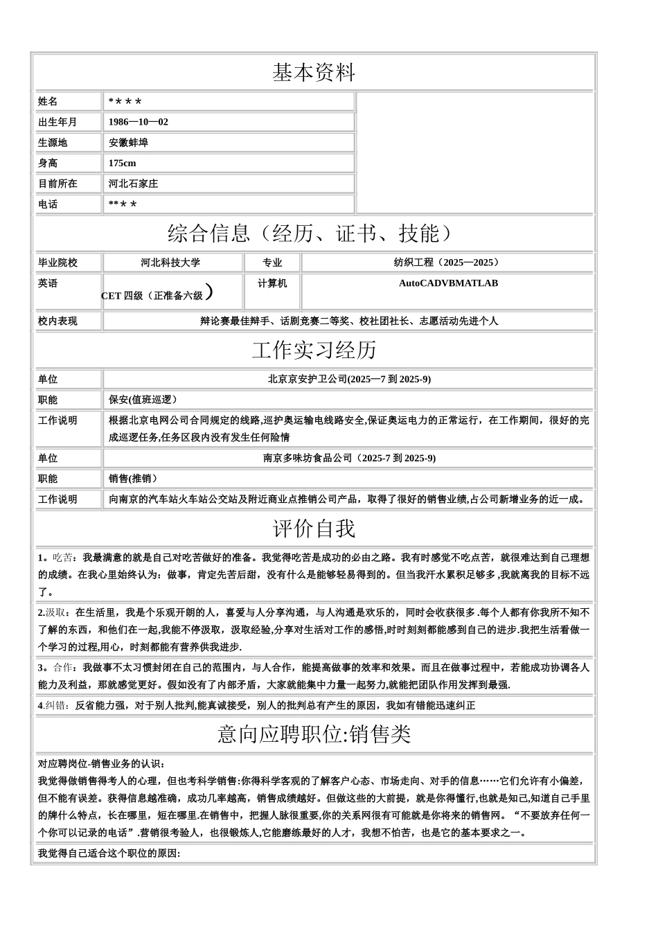 个人简历模板大全40多套_第1页