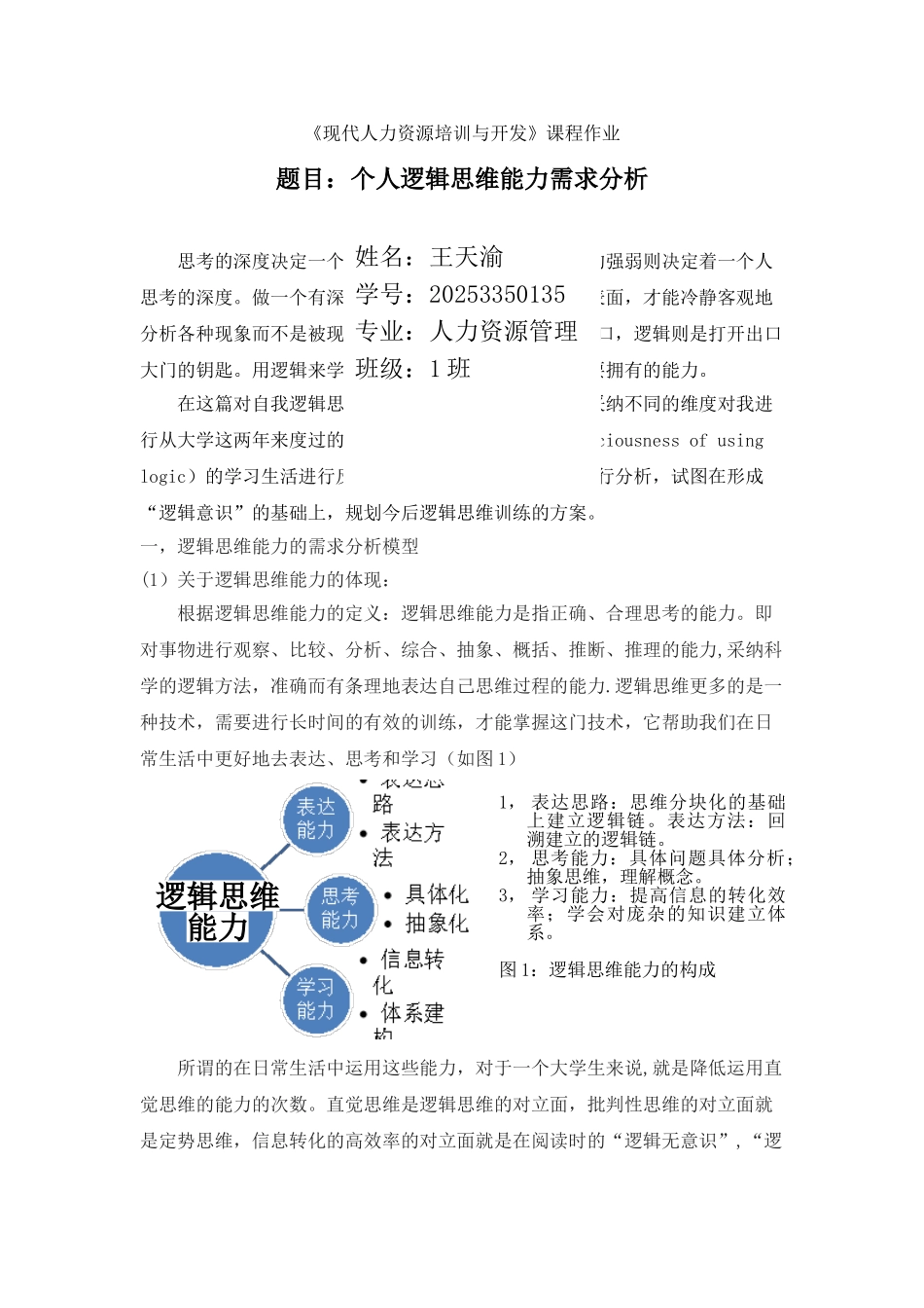 个人逻辑思维能力需求分析_第1页