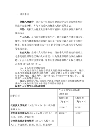 个人风险和社会风险