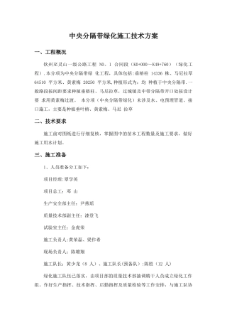 中分带施工方案