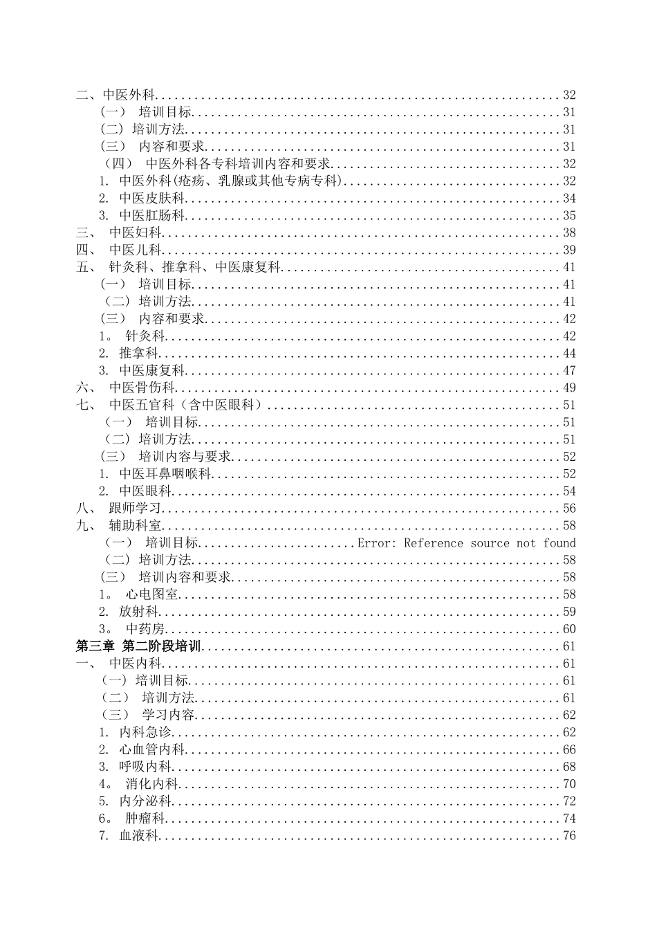 中医住院医师规范化培训标准_第2页