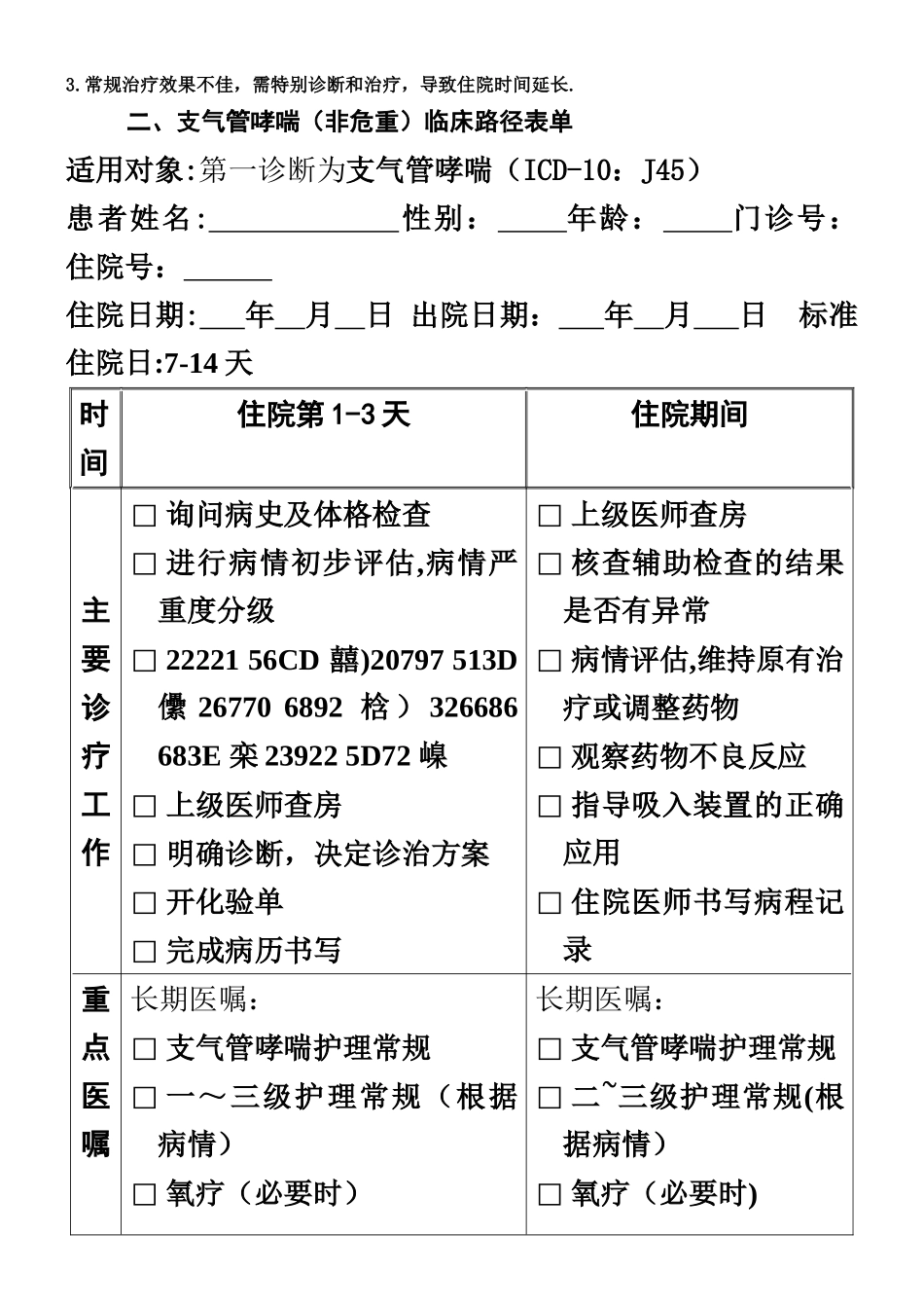 中医哮喘病的最新临床路径_第3页