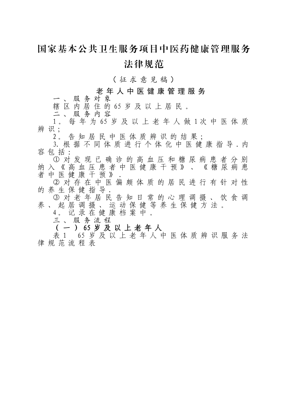 中医药健康管理服务规范62637_第1页