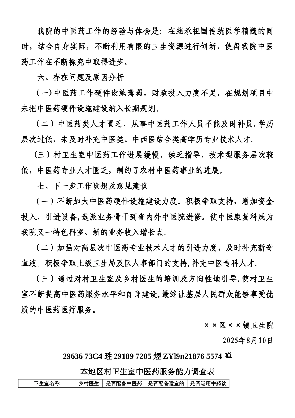 中医药服务能力提升工程自查报告_第3页