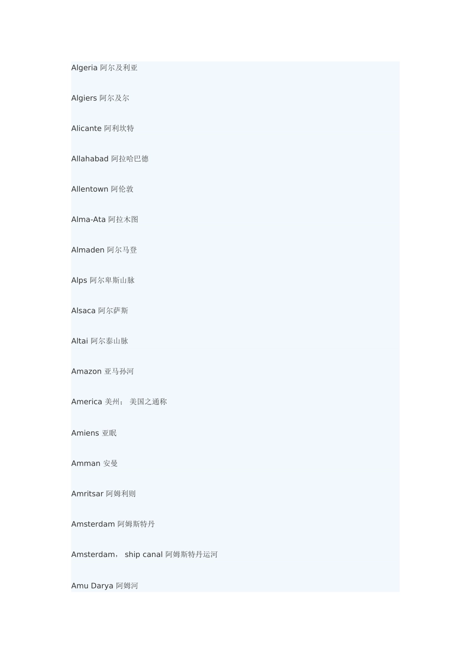 中外地名中英文对照表_第3页