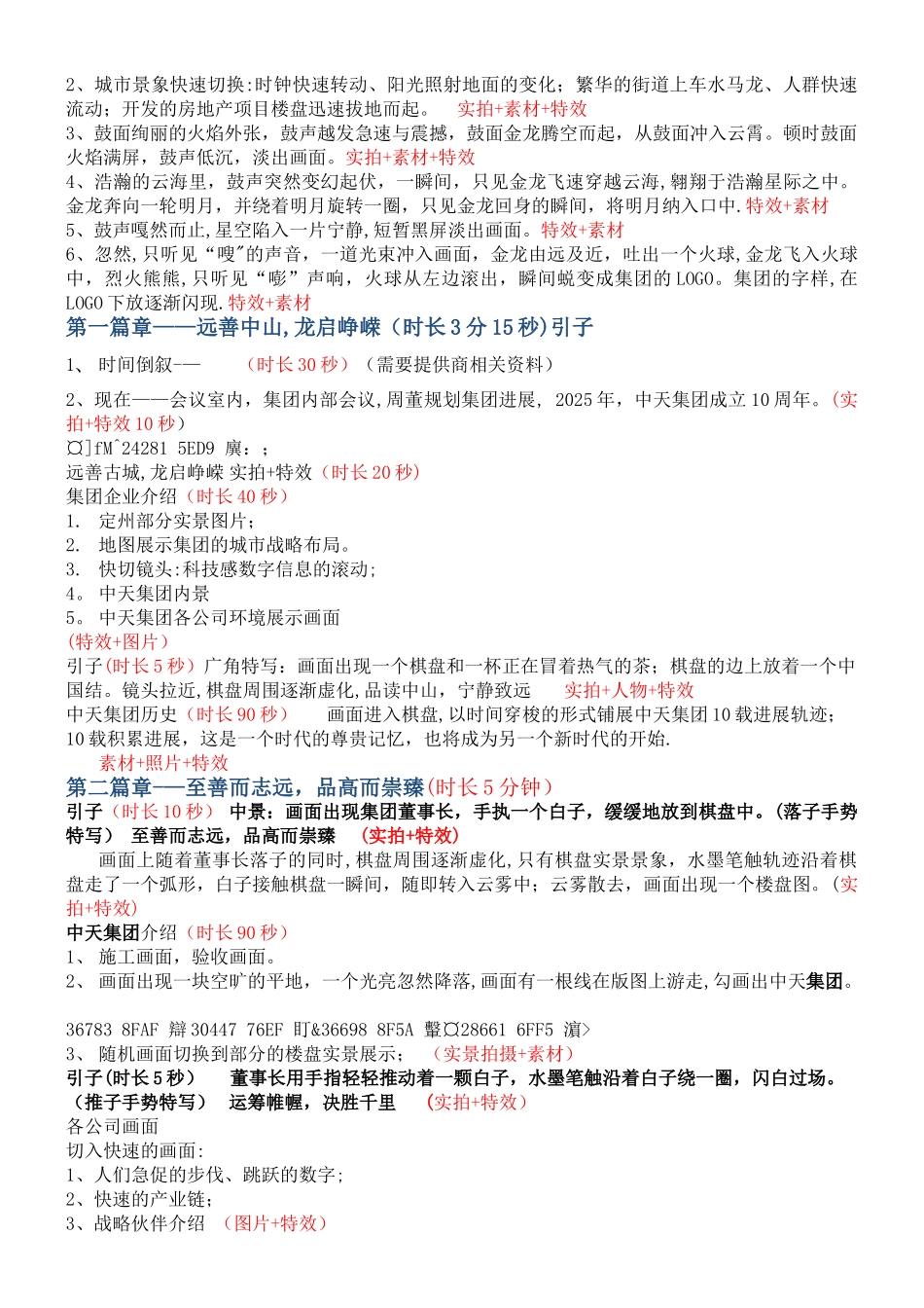 中天集团企业形象宣传片脚本文案_第2页