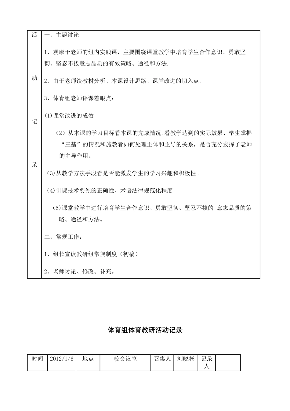 中学体育教研活动记录_第3页