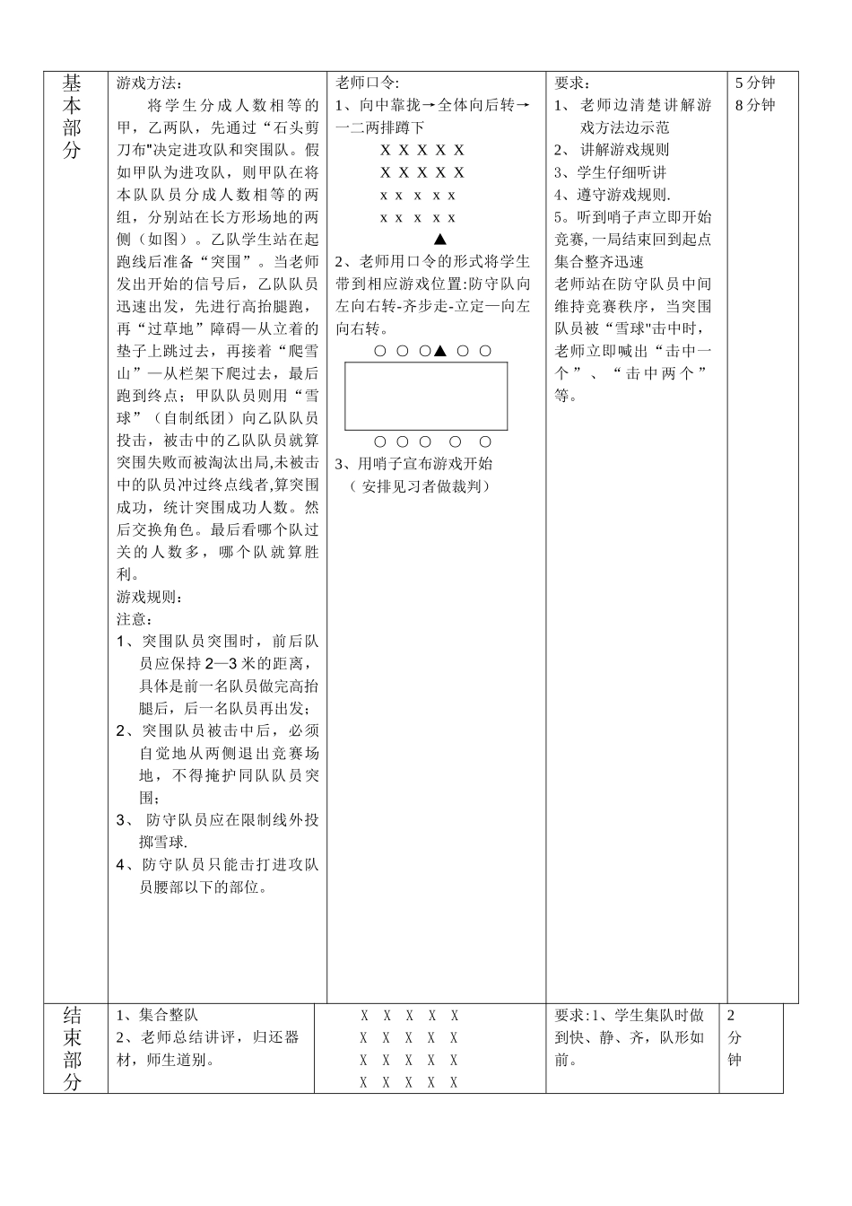 中学体育游戏教案_第2页