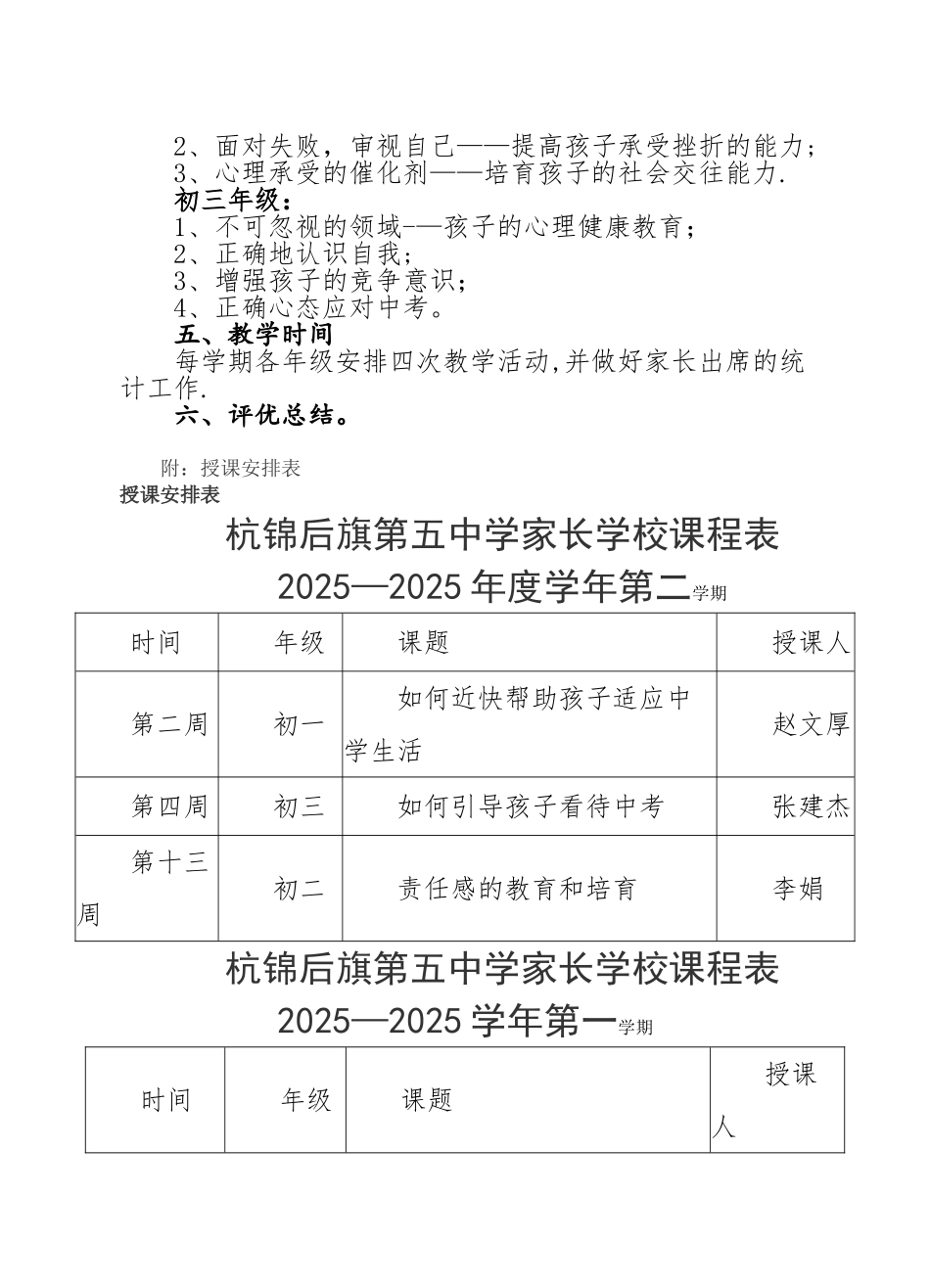 中学家长学校工作计划_第3页