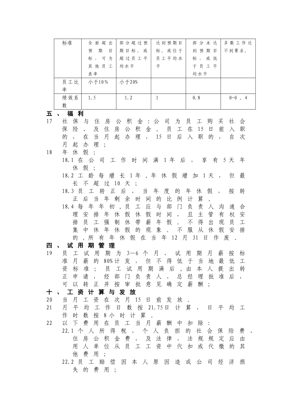 中小IT科技公司薪酬福利管理办法_第3页
